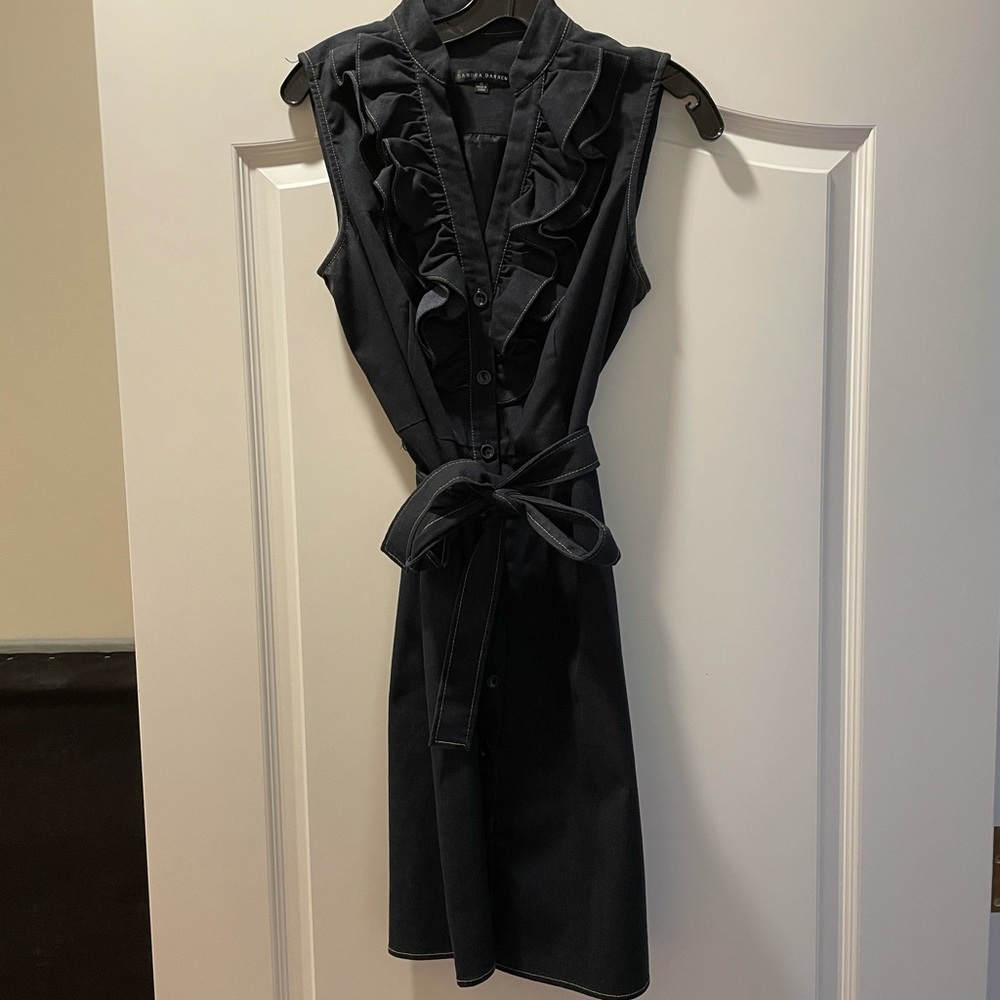 Sandra Darren - Denim Tie Dress 💙